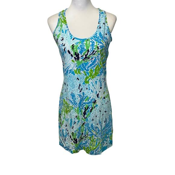 Lily Pulitzer Dresses & Skirts - Lily pulitzer ocean coral dress womens medium 100% pima cotton